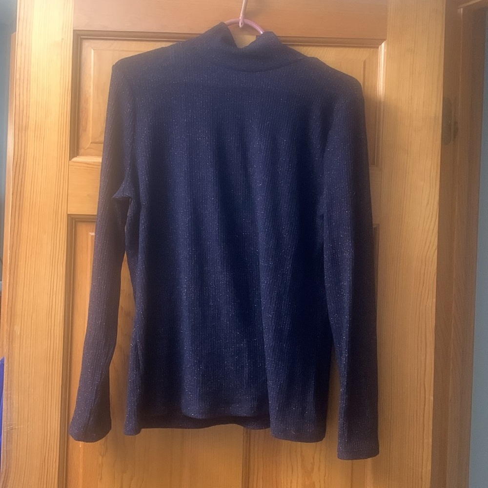 Ann Taylor Ribbed Turtleneck - Size L - Picture 3 of 4